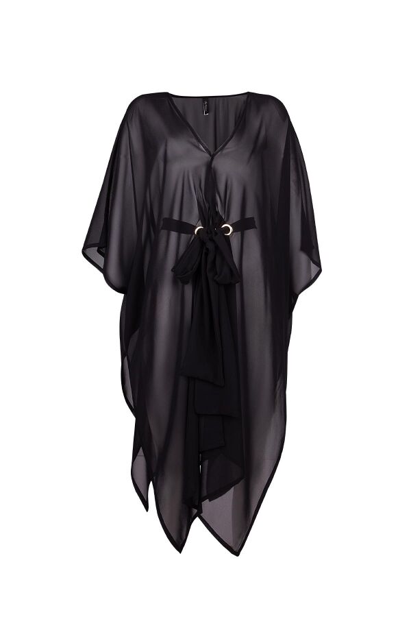 Ayyıldız 5905 Siyah Plaj Elbisesi - 4