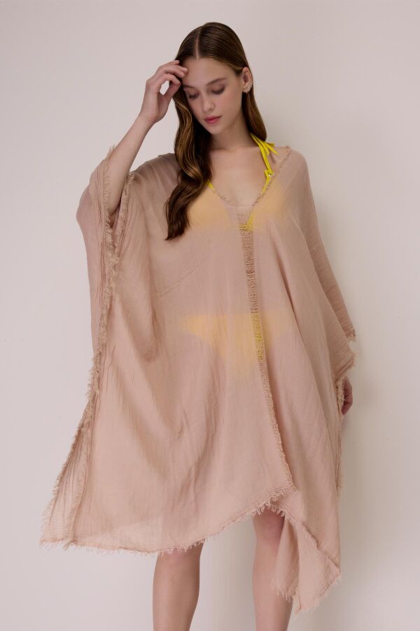 Ayyıldız 5911 Kahve Plaj Elbisesi - 1