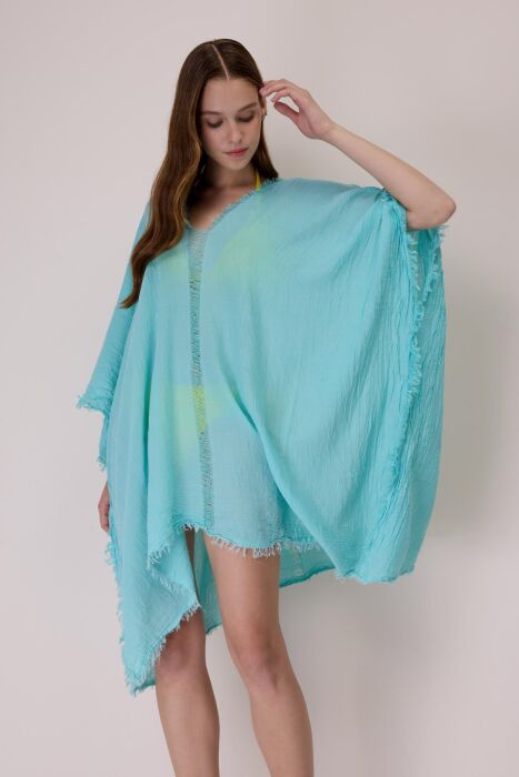 Ayyıldız 5911 Mavi Plaj Elbisesi - AYYILDIZ