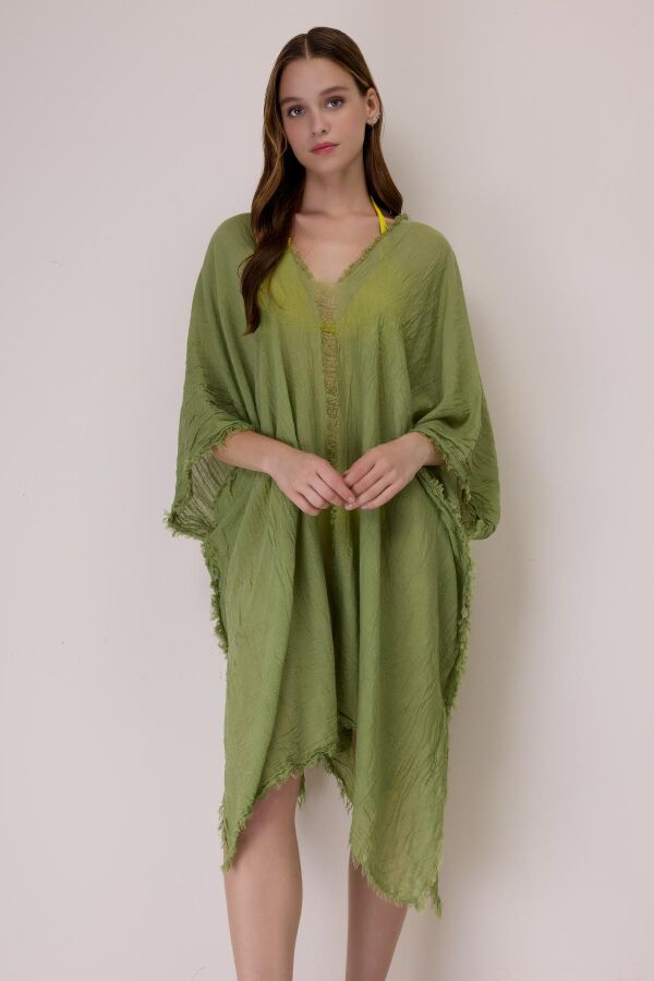 Ayyıldız 5911 Yeşil Plaj Elbisesi - 1