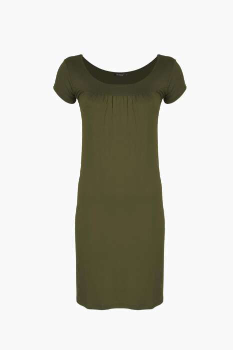 Ayyıldız 59333 Haki Penye Elbise - 3