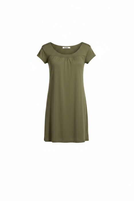 Ayyıldız 59333 Haki Penye Elbise - 3