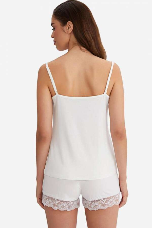 Ayyıldız 59443 Ekru Penye Şortlu Takım - 2