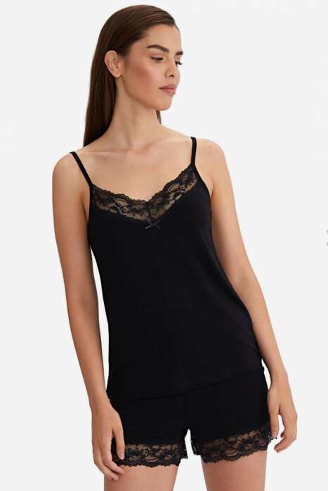 Ayyıldız 59443 Siyah Penye Şortlu Takım - AYYILDIZ