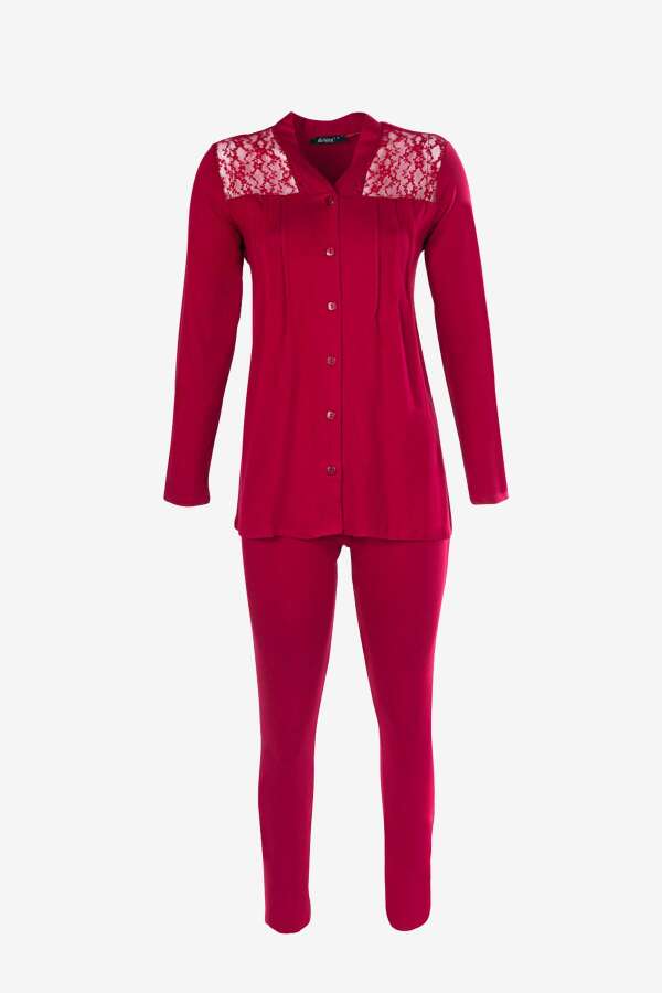 Ayyıldız 59469 Bordo Pijama Takımı - 3