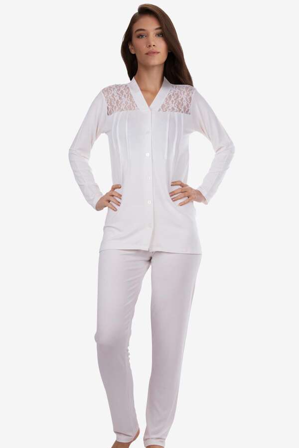Ayyıldız 59469 Ekru Pijama Takımı - 1