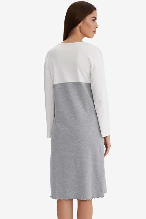 Ayyıldız 59504 Gri Gecelik - 2