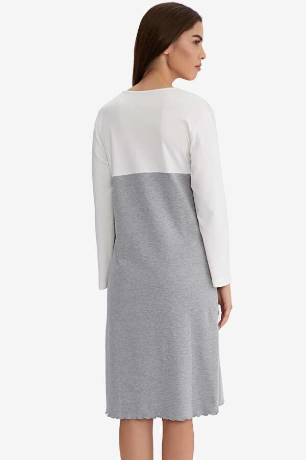 Ayyıldız 59504 Gri Gecelik - 2