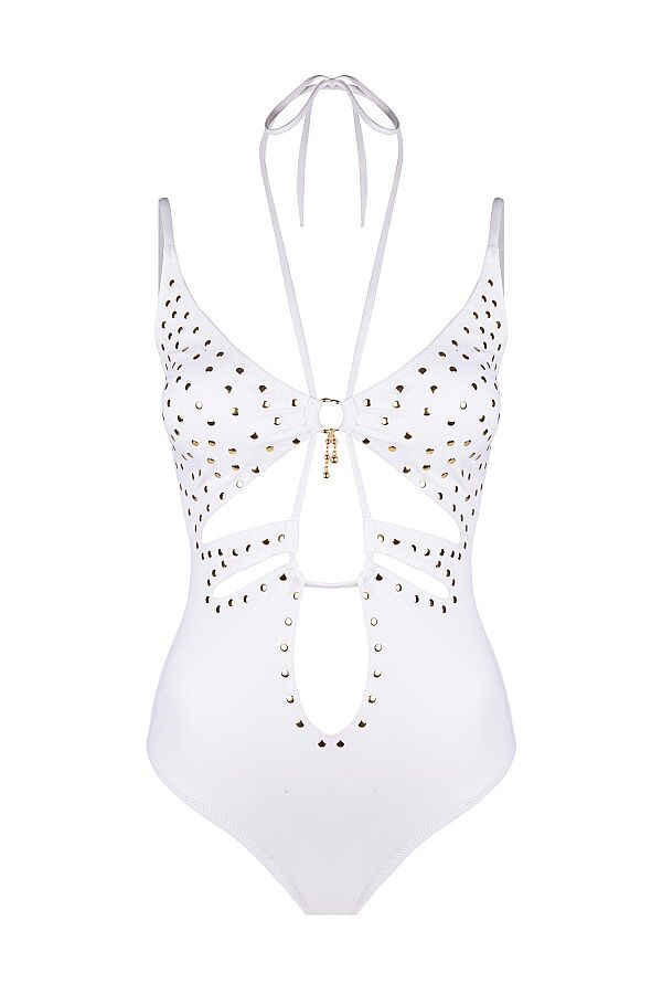 Ayyıldız 6109 Beyaz Zımbalı Mayokini - 4