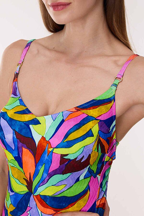 Ayyıldız 6211 Sarı Pembe V Yaka Toparlayıcı Mayo - 2