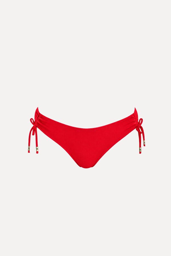 Ayyıldız 63043 Kırmızı Büzgülü Bikini Altı - 3