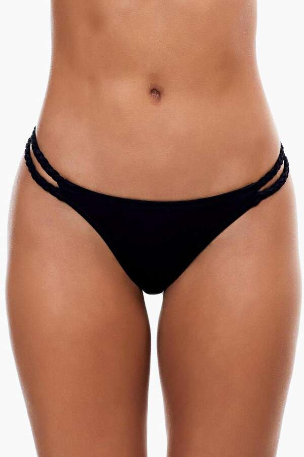 Ayyıldız 63050 Siyah String Bikini Altı - 1