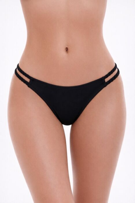 Ayyıldız 63050 Siyah String Bikini Altı - 1