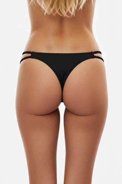 Ayyıldız 63050 Siyah String Bikini Altı - 2