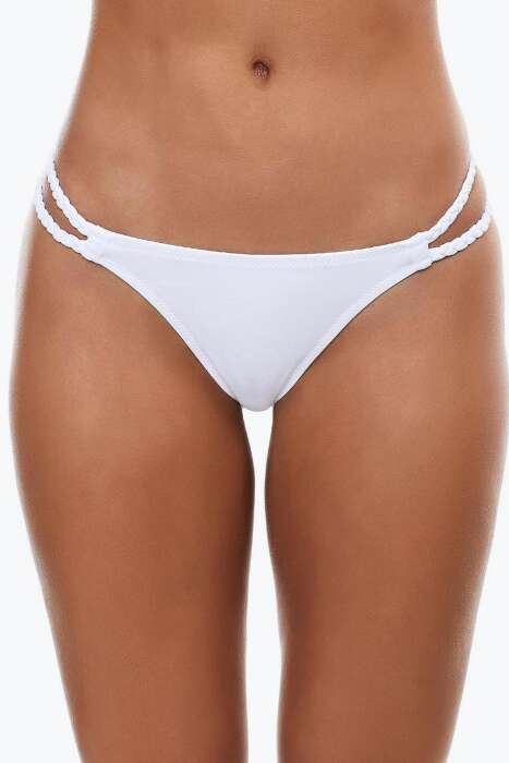 Ayyıldız 63050 Beyaz String Bikini Altı - 1