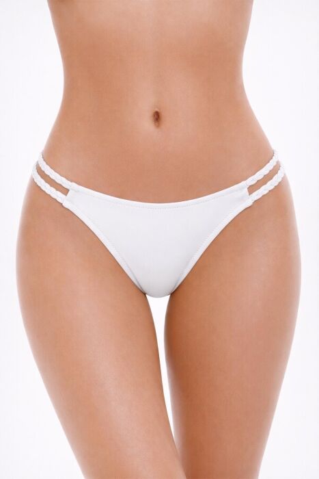 Ayyıldız 63050 Beyaz String Bikini Altı - 1