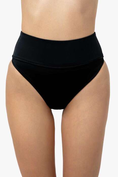 Ayyıldız 63057 Siyah Yüksek Bel Bikini Altı - 1