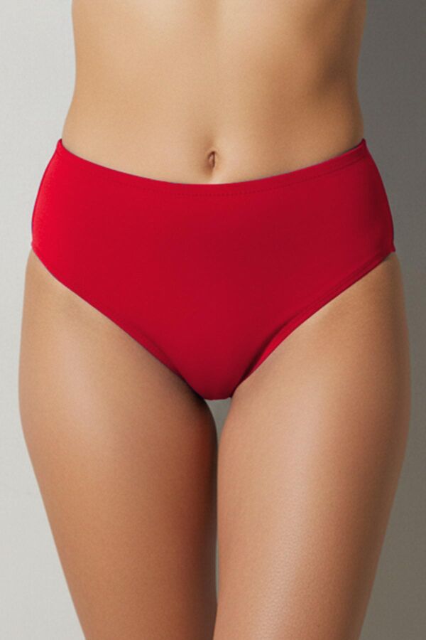 Ayyıldız 63058 Kırmızı Yüksek Bel Bikini Altı - 1