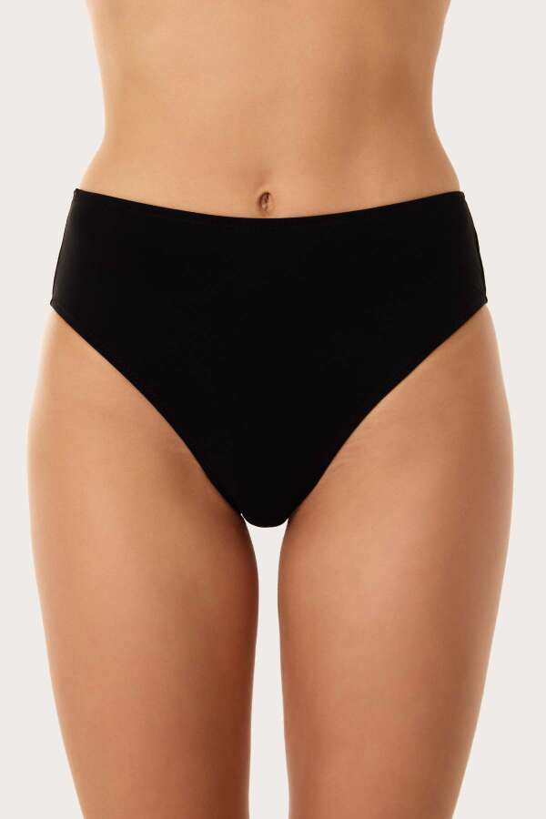 Ayyıldız 63058 Siyah Yüksek Bel Bikini Altı - 1