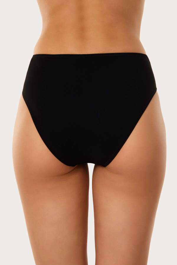 Ayyıldız 63058 Siyah Yüksek Bel Bikini Altı - 2