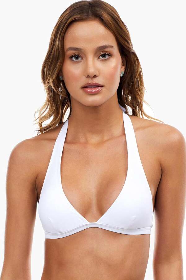 Ayyıldız 63507 Beyaz Bikini Üstü - 1