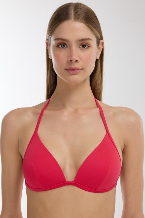 Ayyıldız 63518 Kırmızı Destekli Bikini Üstü - 1