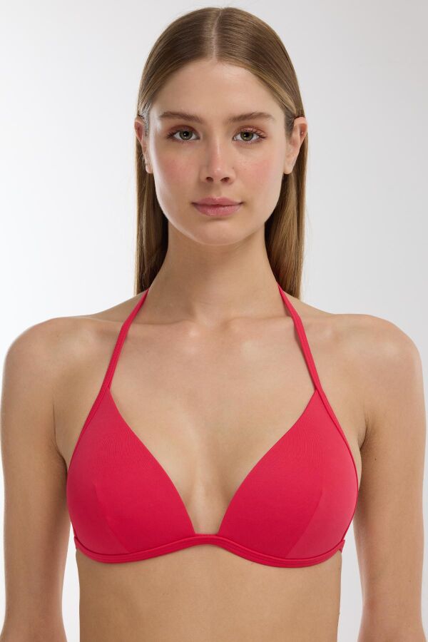 Ayyıldız 63518 Kırmızı Destekli Bikini Üstü - 1