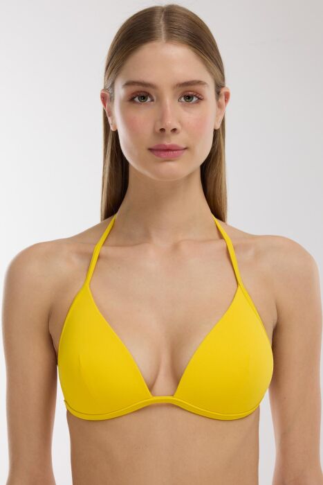 Ayyıldız 63518 Sarı Destekli Bikini Üstü - 1