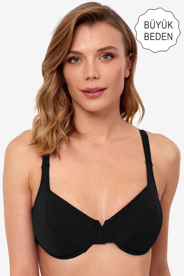 Ayyıldız 63535 Siyah Toparlayıcı Bikini Üstü - 1