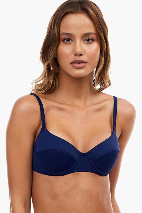 Ayyıldız 63540 Lacivert Bikini Üstü - 1