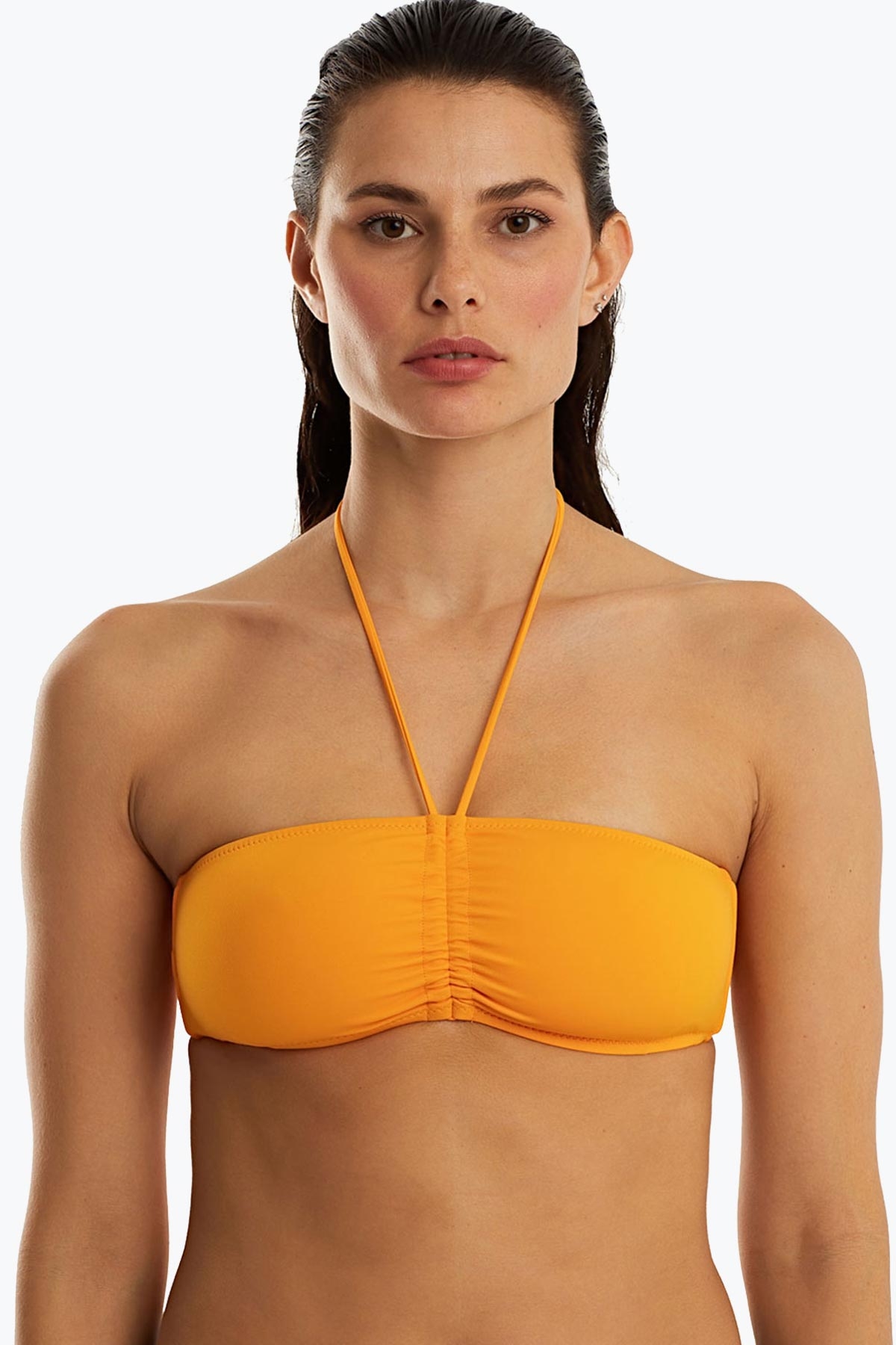 Ayyıldız 63541 Hardal Straplez Bikini Üstü