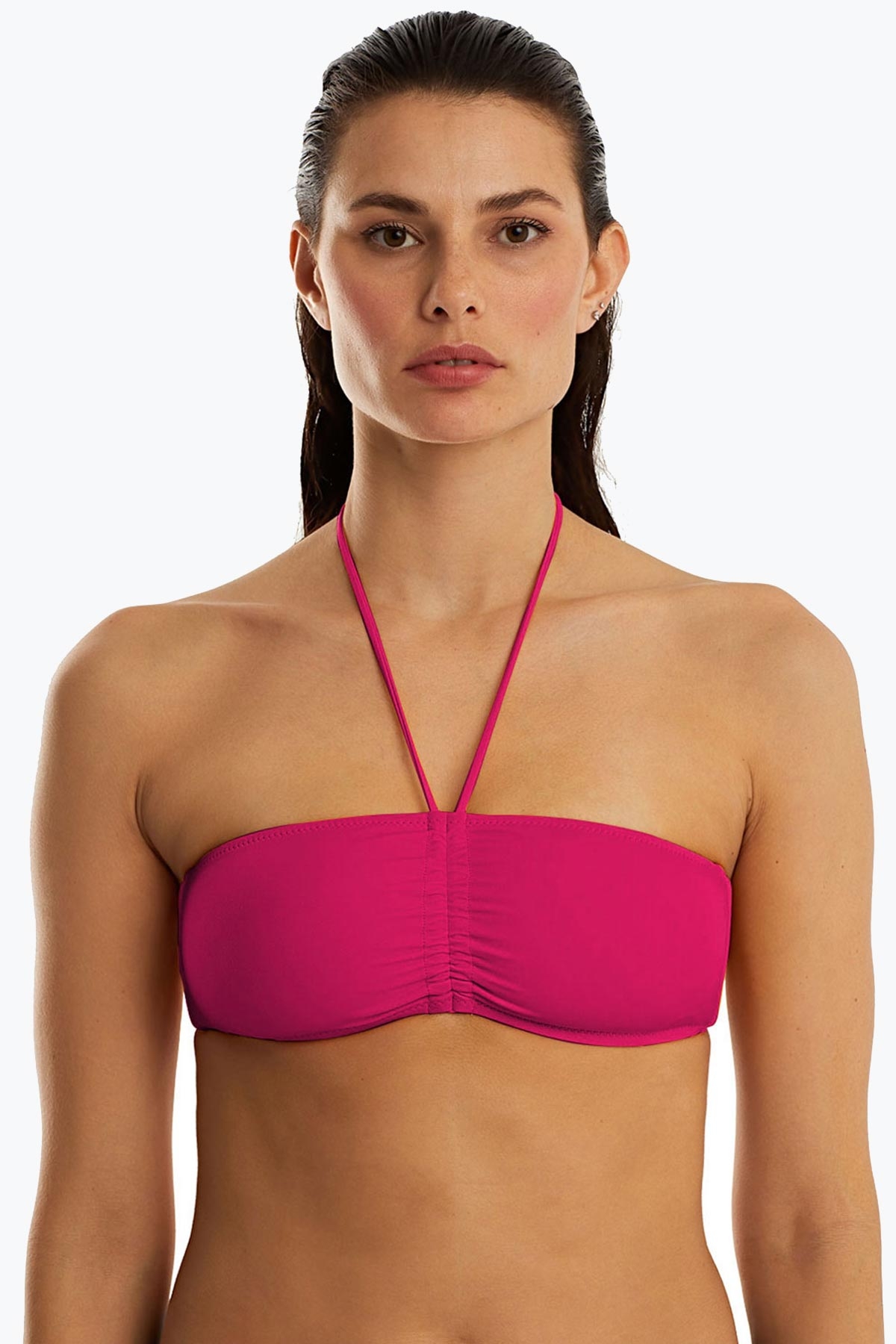 Ayyıldız 63541 Fuşya Straplez Bikini Üstü 