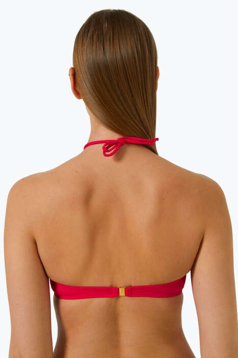 Ayyıldız 63541 Kırmızı Straplez Bikini Üstü - AYYILDIZ (1)