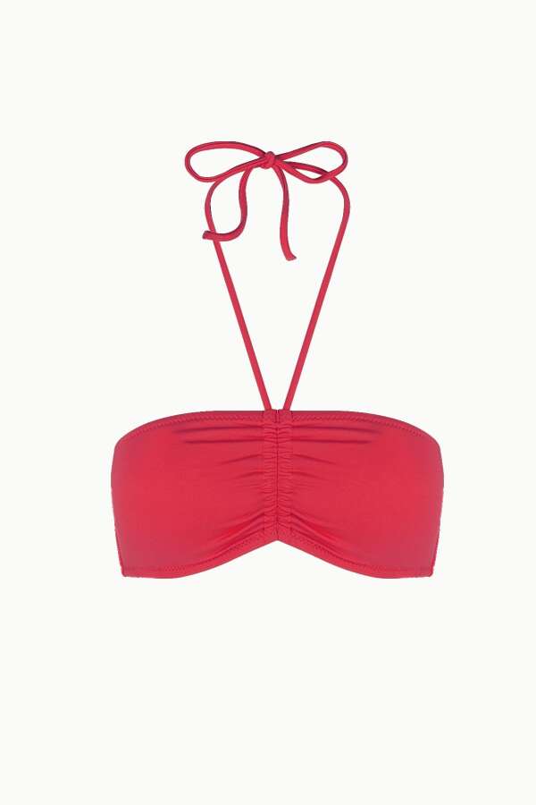 Ayyıldız 63541 Kırmızı Straplez Bikini Üstü - 3