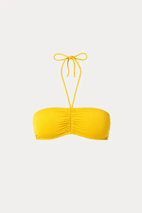 Ayyıldız 63541 Sarı Straplez Bikini Üstü - 3