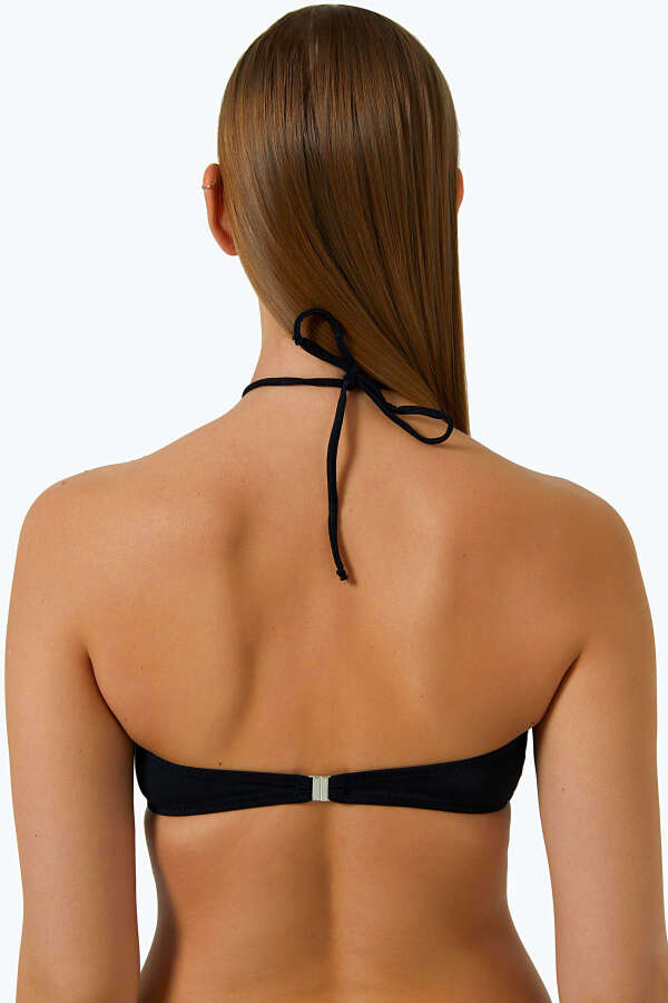 Ayyıldız 63541 Siyah Straplez Bikini Üstü - 2