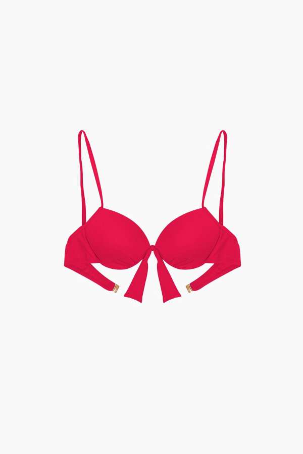 Ayyıldız 63545 Kırmızı Push-up Bikini Üstü - 3