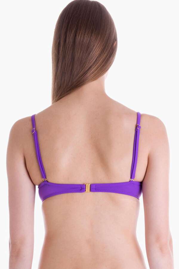 Ayyıldız 63545 Mor Push-up Bikini Üstü - 2