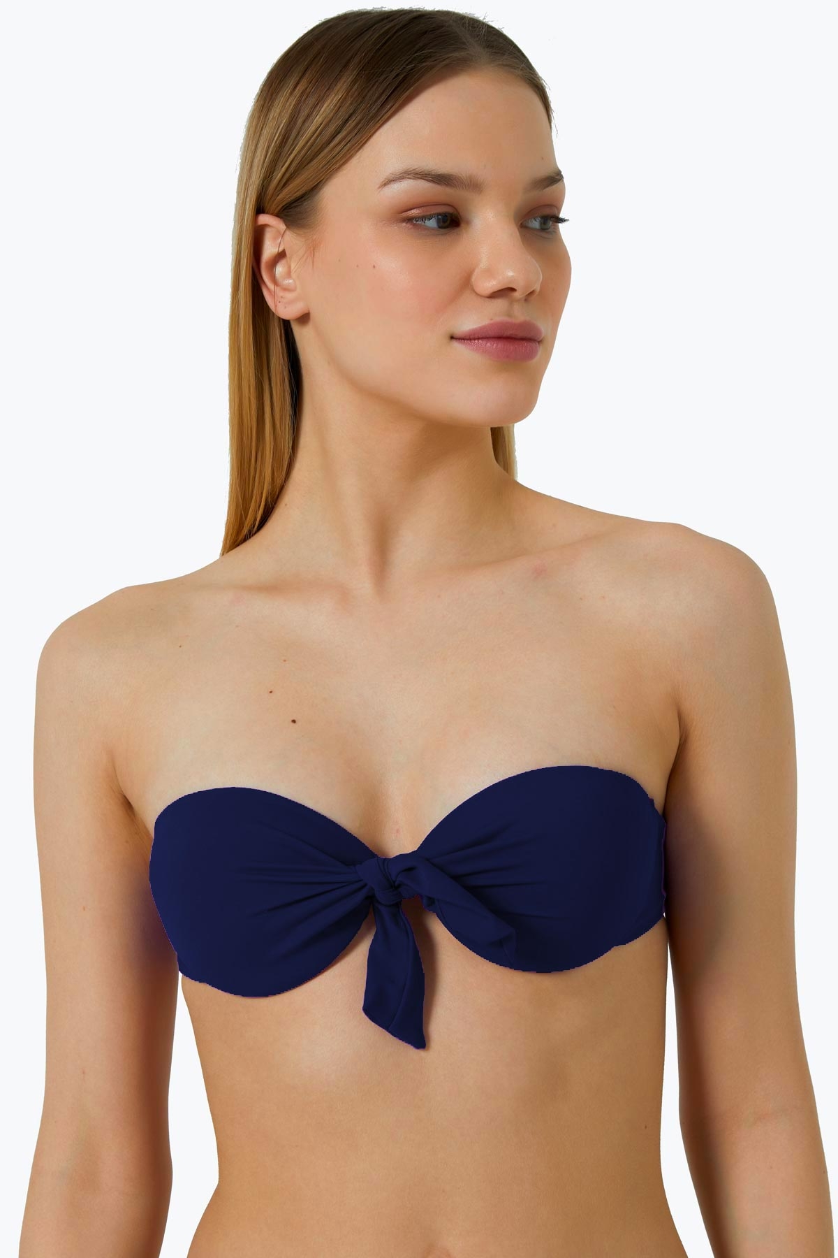 Ayyıldız 63546 Lacivert Straplez Bikini Üstü