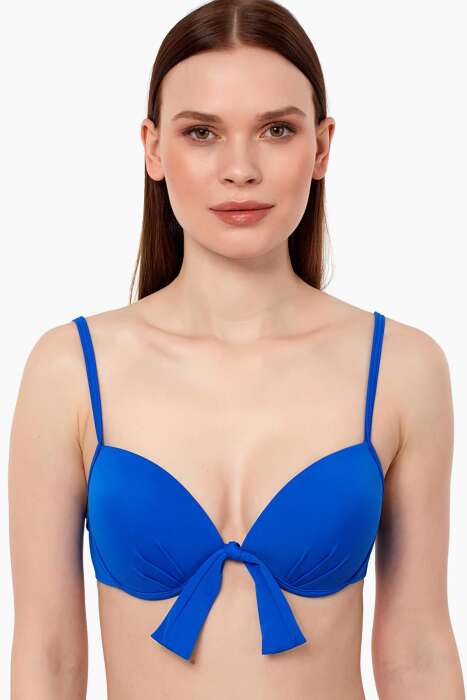 Ayyıldız 63545 Saks Push-up Bikini Üstü - AYYILDIZ