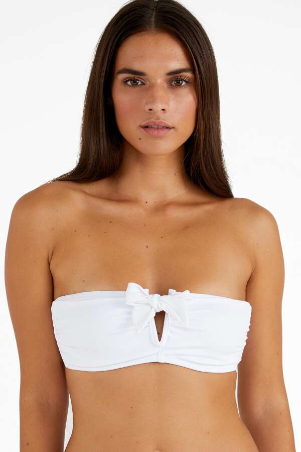 Ayyıldız 63547 Beyaz Toparlayıcı Bikini Üstü - 1