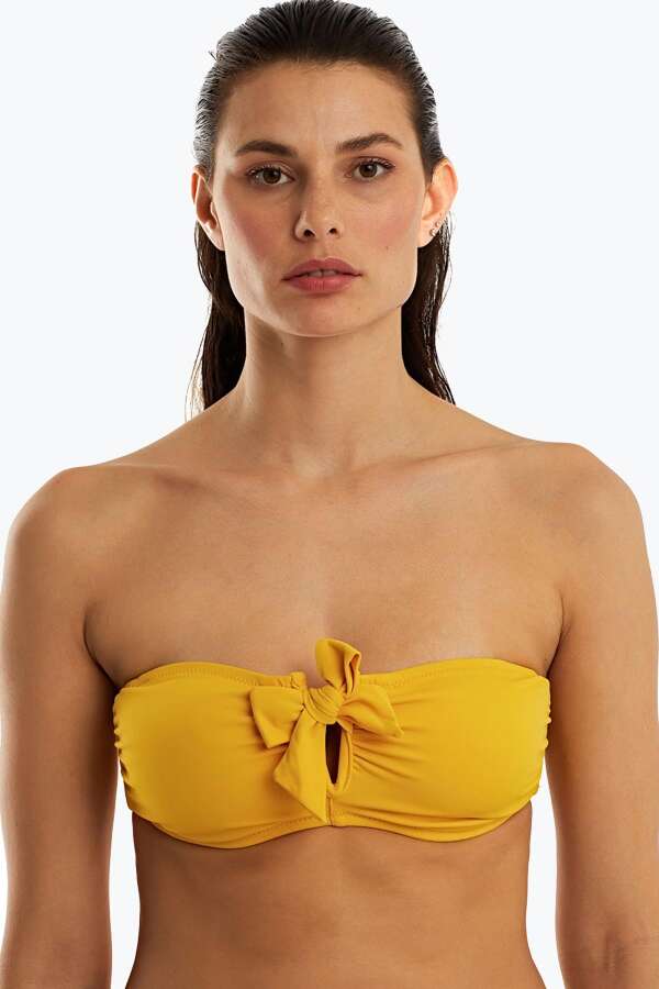 Ayyıldız 63547 Sarı Toparlayıcı Bikini Üstü - 1