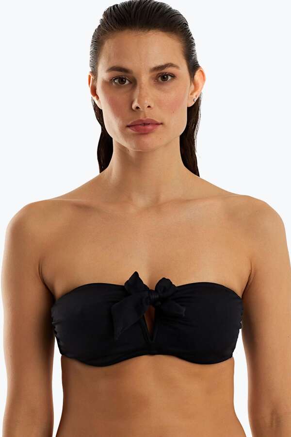 Ayyıldız 63547 Siyah Toparlayıcı Bikini Üstü - 1