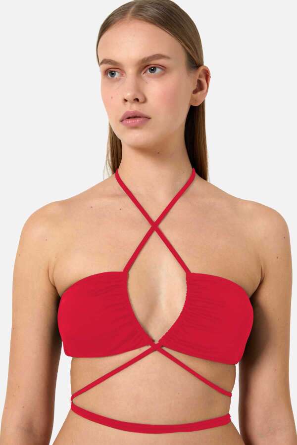 Ayyıldız 63559 Kırmızı Bikini Üstü - 1