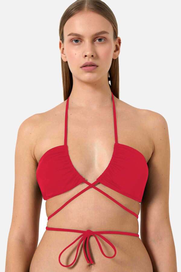 Ayyıldız 63559 Kırmızı Bikini Üstü - 2