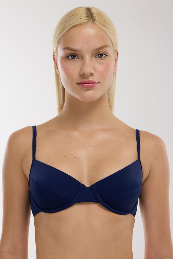 Ayyıldız 63561 Lacivert Bikini Üstü - 1