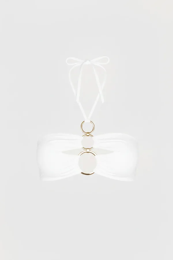 Ayyıldız 63563 Beyaz Bikini Üstü - 3