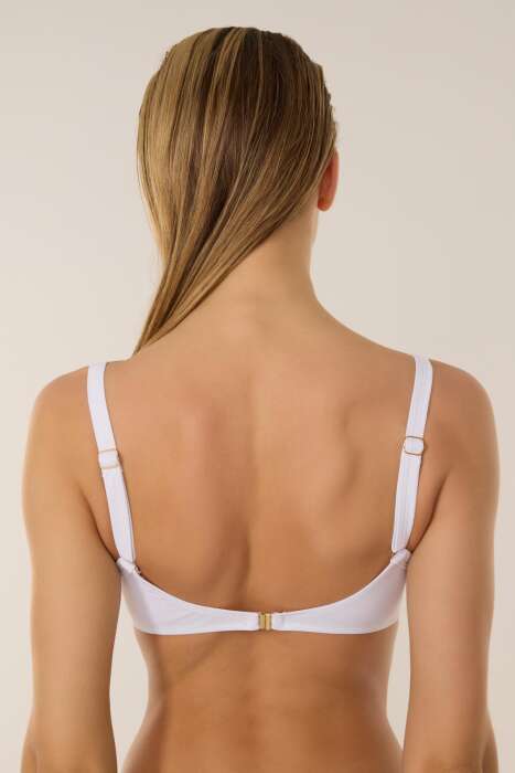 Ayyıldız 63565 Beyaz Bikini Üstü - 2