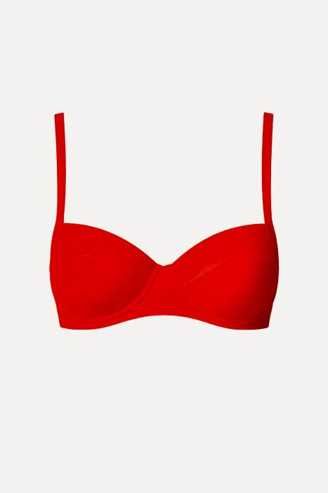 Ayyıldız 63565 Kırmızı Balkonet Bikini Üstü - 3