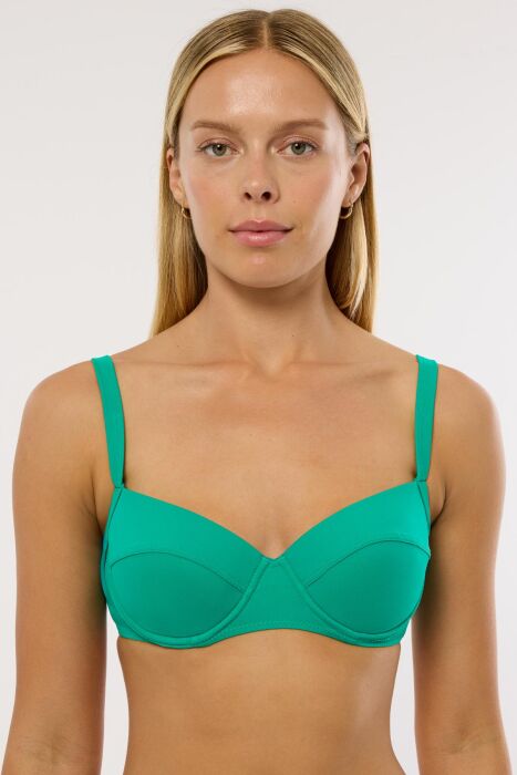 Ayyıldız 63565 Nil Yeşili Bikini Üstü - 1
